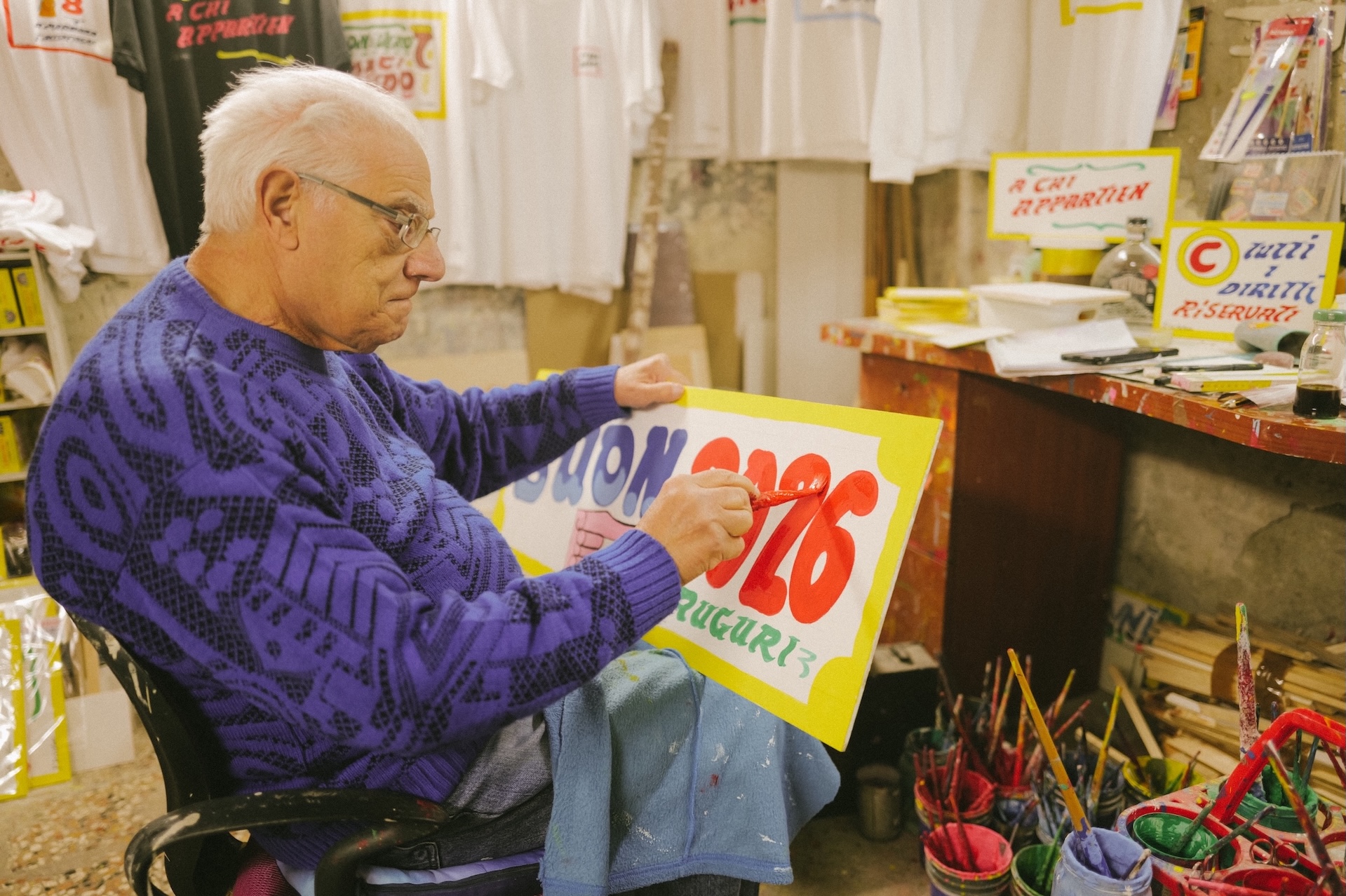 拿波里 O' Buvero 市場故事,即將逝去的義大利手寫字牌:專訪藝術家 Pasquale